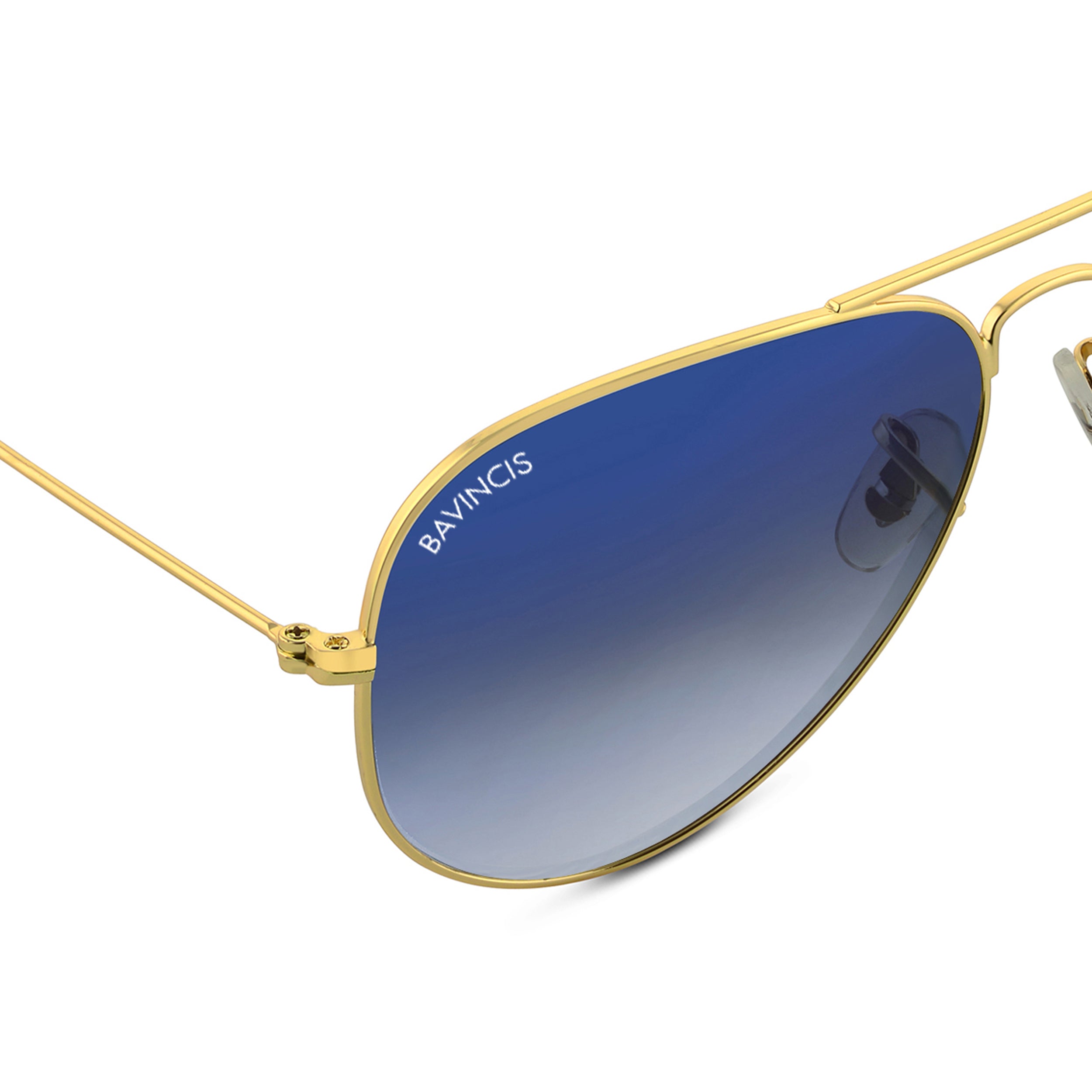 Bavincis Tommy Gold And Blue Gradient Edition Sunglasses