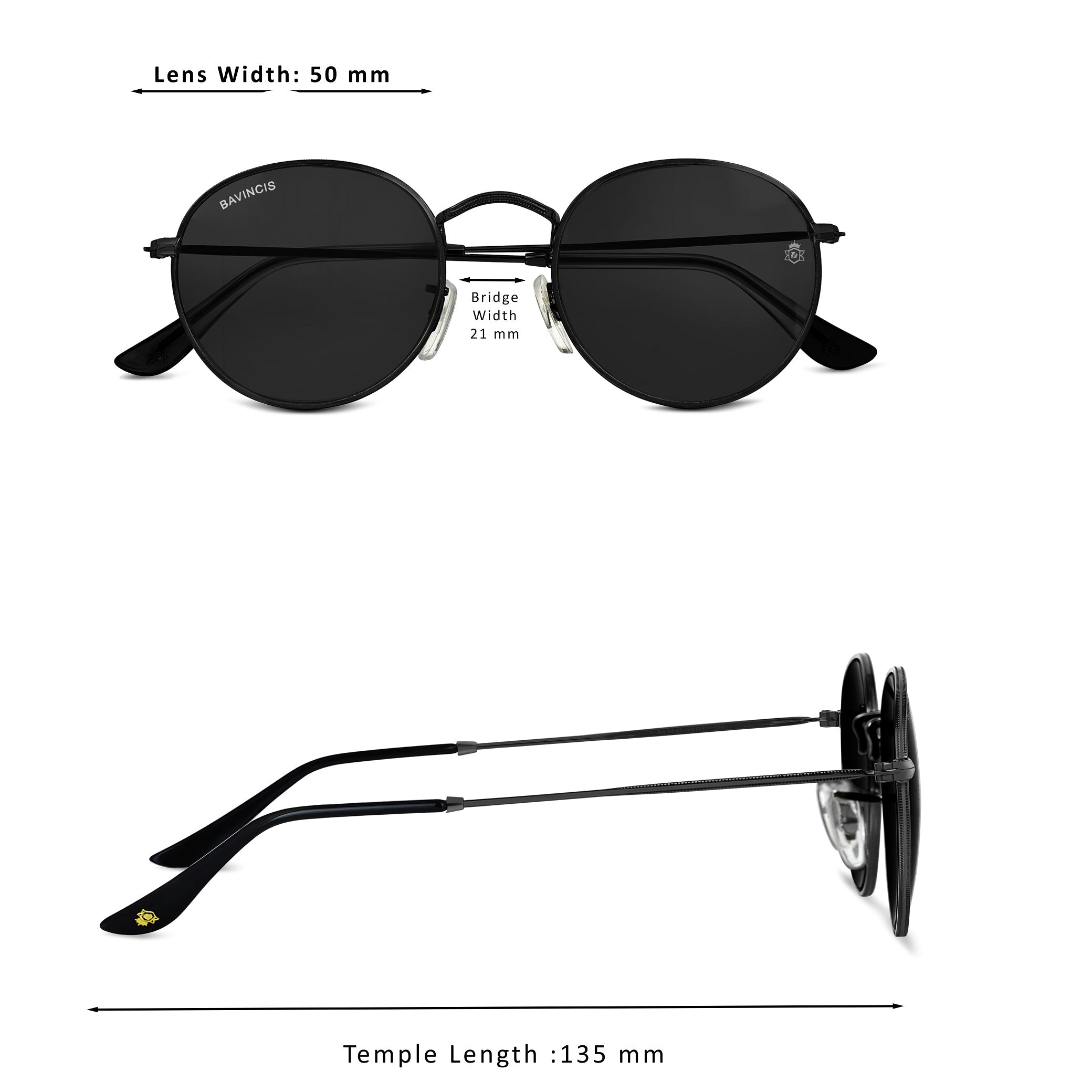 Bavincis Asmara Black And Black Edition Sunglasses