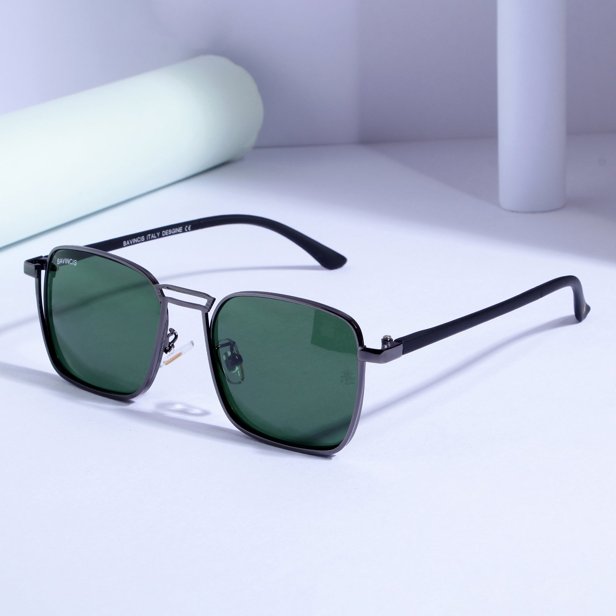 Bavincis Armonia Black And Green Edition Sunglasses