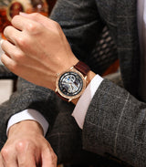 Bavincis Majestic Gold and Brown I Automatic Watch - BAVINCIS