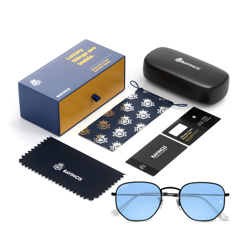 Bavincis Gemini Black And Blue Edition Sunglasses