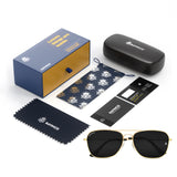 Bavincis Carloz Gold And Black Edition Sunglasses