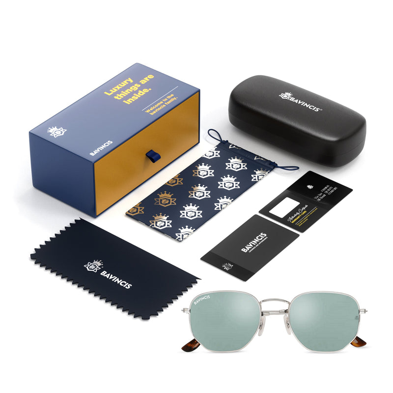 Bavincis Gemini Silver And Silver Mercury Edition Sunglasses