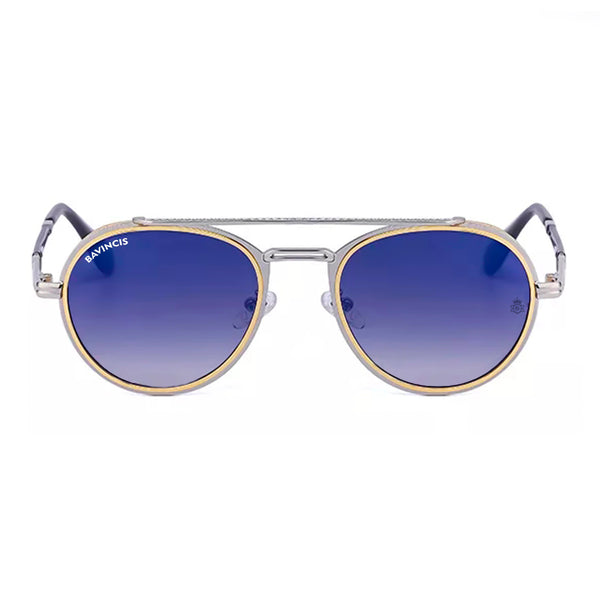 Bavincis Kindon Gold And Blue Gradient Edition Sunglasses
