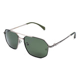 Bavincis Glance Silver And Green Edition Sunglasses
