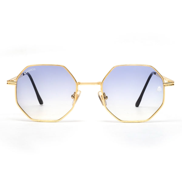 Bavincis Baystacks Gold And Blue Gradient Edition Sunglasses