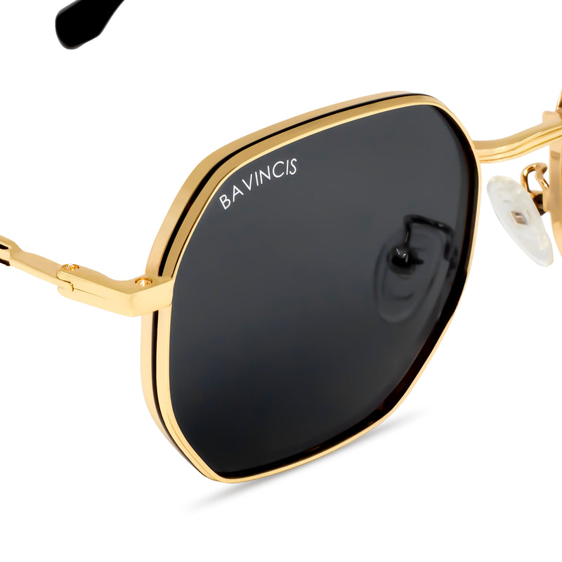 Bavincis Baycan Gold And Black  Edition Sunglasses
