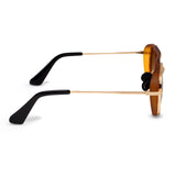 Bavincis Fleets Gold And Brown Gradient Edition Sunglasses