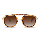 Bavincis Fleets Gold And Brown Gradient Edition Sunglasses