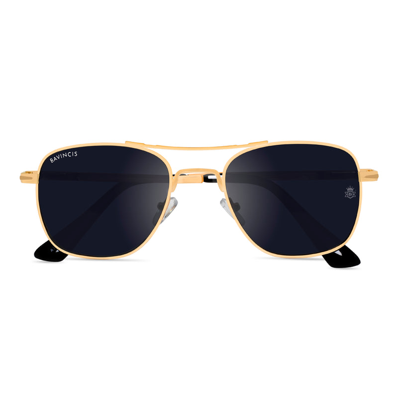 Bavincis Focal Gold And Black Edition Sunglasses