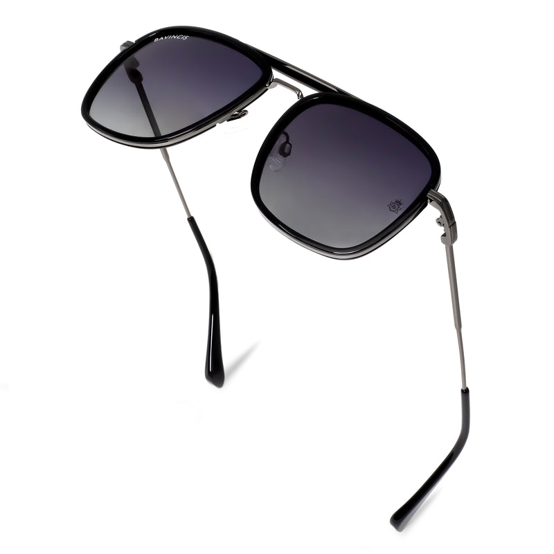 Bavincis Wink Black  And Grey Gradient Edition Sunglasses