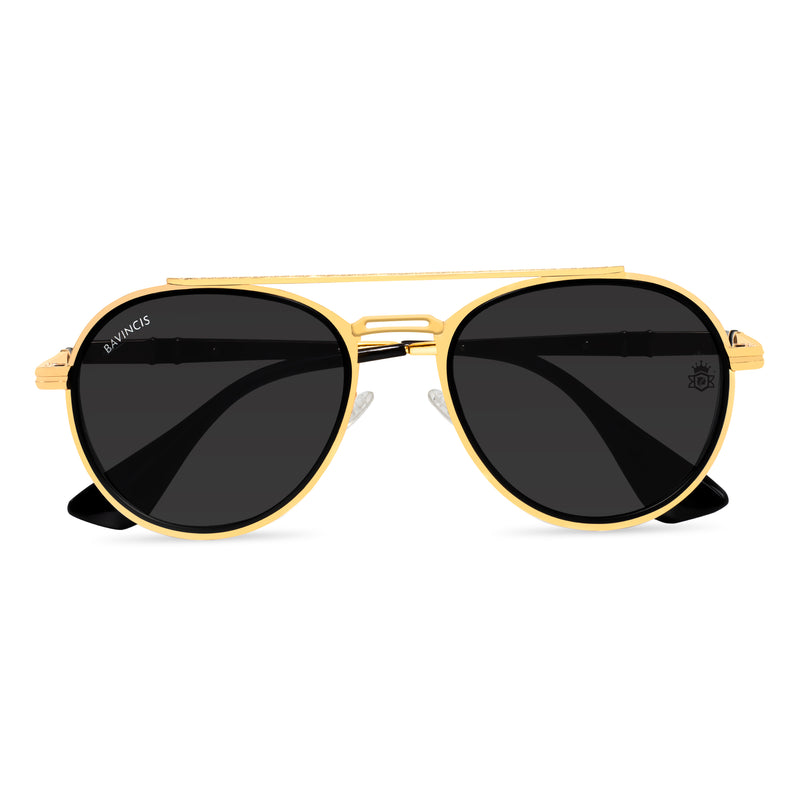 Bavincis Kindon Gold And Black Edition Sunglasses