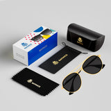 Bavincis Kindon Gold And Black Edition Sunglasses