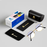 Bavincis Baystacks Gold And Blue Gradient Edition Sunglasses