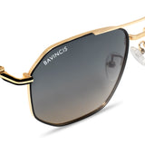 Bavincis Glance Gold And Grey-Yellow Gradient Edition Sunglasses