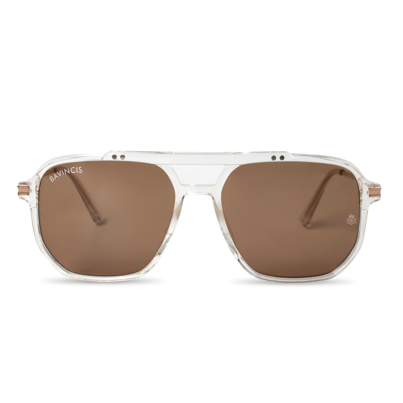 Bavincis Fixton transparent And Brown Edition Sunglasses