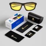 Bavincis Albert Black and Yellow Sports Edition Sunglasses