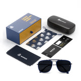 Bavincis Wink Black  And Navy Blue Edition Sunglasses