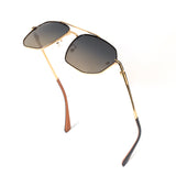 Bavincis Glance Gold And Grey-Yellow Gradient Edition Sunglasses