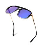 Bavincis Fixton Gold And Dark Blue Edition Sunglasses