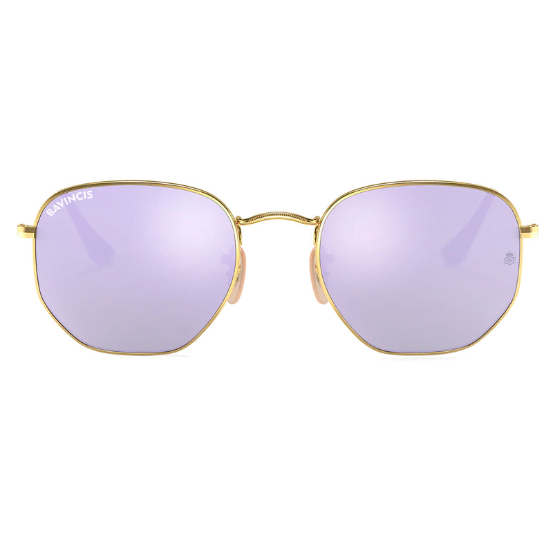 Bavincis Gemini Gold And Violet  Edition Sunglasses