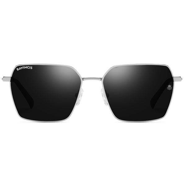 Bavincis The Bond Silver And Black Edition Sunglasses