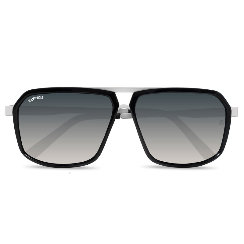 Bavincis Markus Silver And Grey Gradient Edition Sunglasses