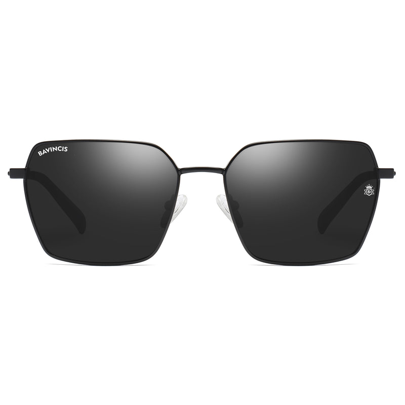Bavincis The Bond Glossy Black And Black Edition Sunglasses