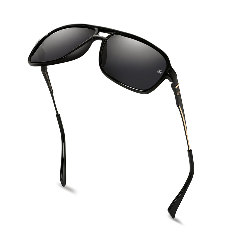 Bavincis Rebel Glossy Black And Black Edition Sunglasses - BAVINCIS