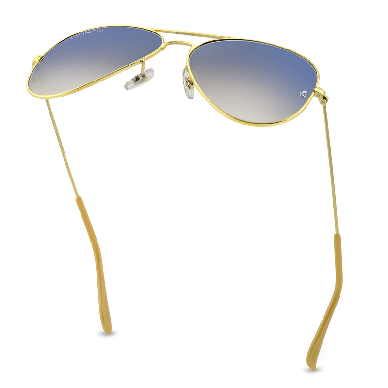 Bavincis Tommy Gold And Blue Gradient Edition Sunglasses - BAVINCIS