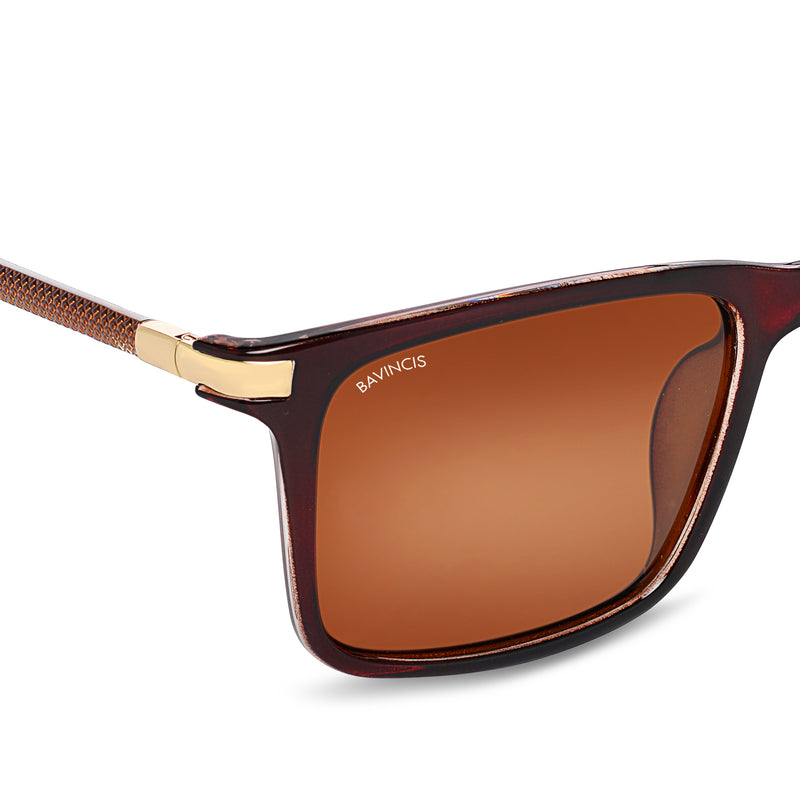 Bavincis Milano Brown And Brown Edition Sunglasses
