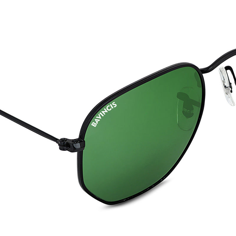 Bavincis Gemini Black And Green Edition Sunglasses
