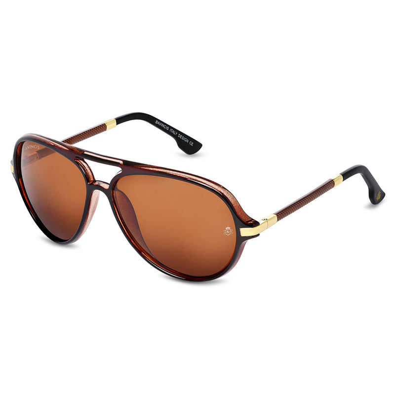 Bavincis Rockford Brown And Brown Edition Sunglasses - BAVINCIS