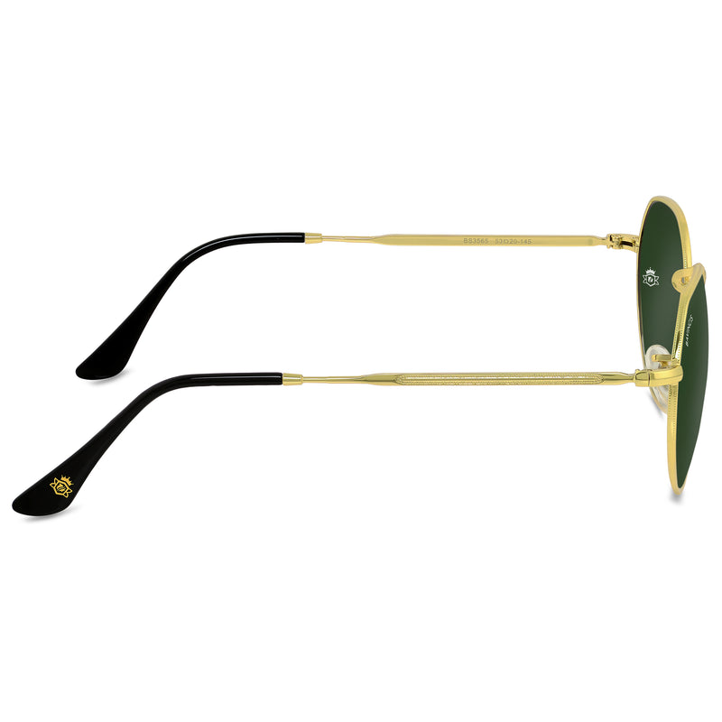 Bavincis Cooper Gold And Green Edition Sunglasses