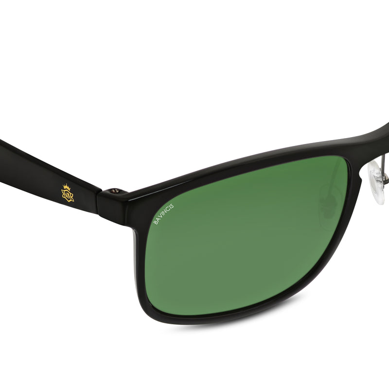 Bavincis Austen Black And Green Edition Sunglasses
