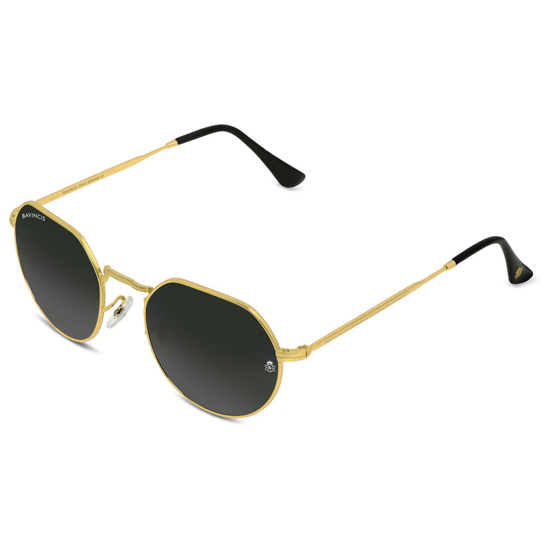Bavincis Cooper Gold And Black Edition Sunglasses