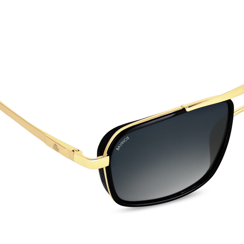 Bavincis Stanly D11 Gold And Gray Gradient Edition Sunglasses