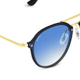 Bavincis Walker Gold And Blue Gradient Edition Sunglasses