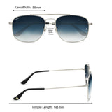 Bavincis Linford Silver And Grey Gradient Edition Sunglasses - BAVINCIS