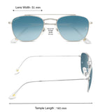 Bavincis Gracia Silver  And Grey Gradient Edition Sunglasses