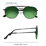 Bavincis Sparkle Black And Green Gradient Edition Sunglasses