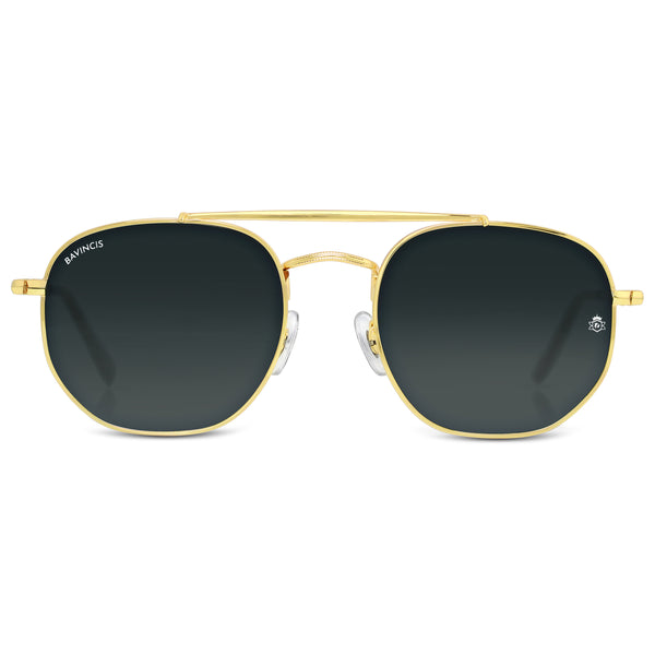Bavincis Sparkle Gold And Black Edition Sunglasses