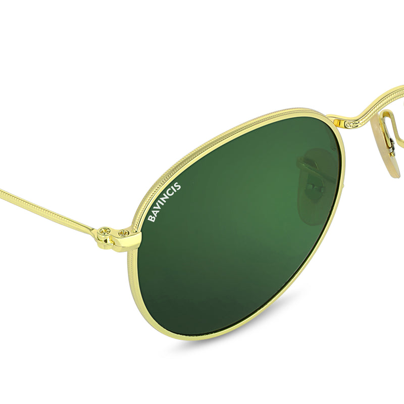 Bavincis Asmara Gold And Green Edition Sunglasses