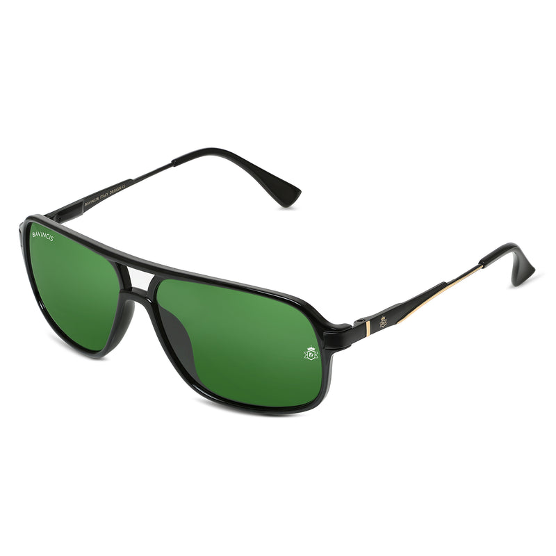 Bavincis Rebel Black And Green Edition Sunglasses - BAVINCIS