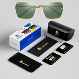 Bavincis The Bond Gold And Green Edition Sunglasses