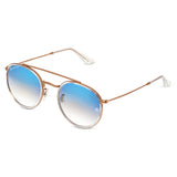 Bavincis Joyce Rose Gold And Blue Gradient Edition sunglasses
