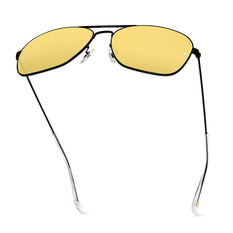 Bavincis Carloz Black And Yellow Edition Sunglasses - BAVINCIS