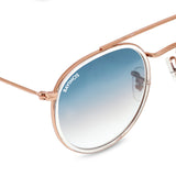 Bavincis Joyce Rose Gold And Grey Gradient Edition sunglasses