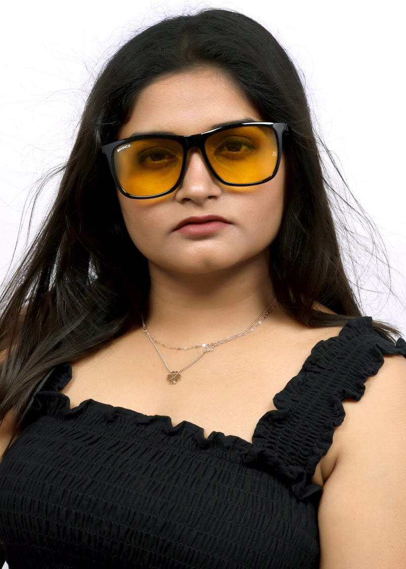 Bavincis Flair Black And Yellow Edition Sunglasses