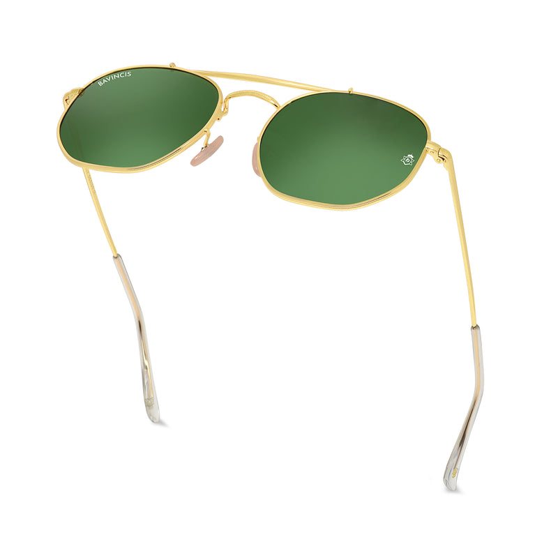 Bavincis Sparkle Gold And Green Edition Sunglasses - BAVINCIS